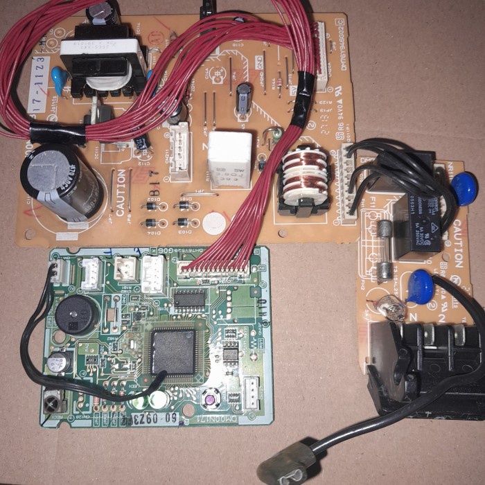 MODUL PCB AC MITSUBHISI MR SLIM 1PK ORIGINAL