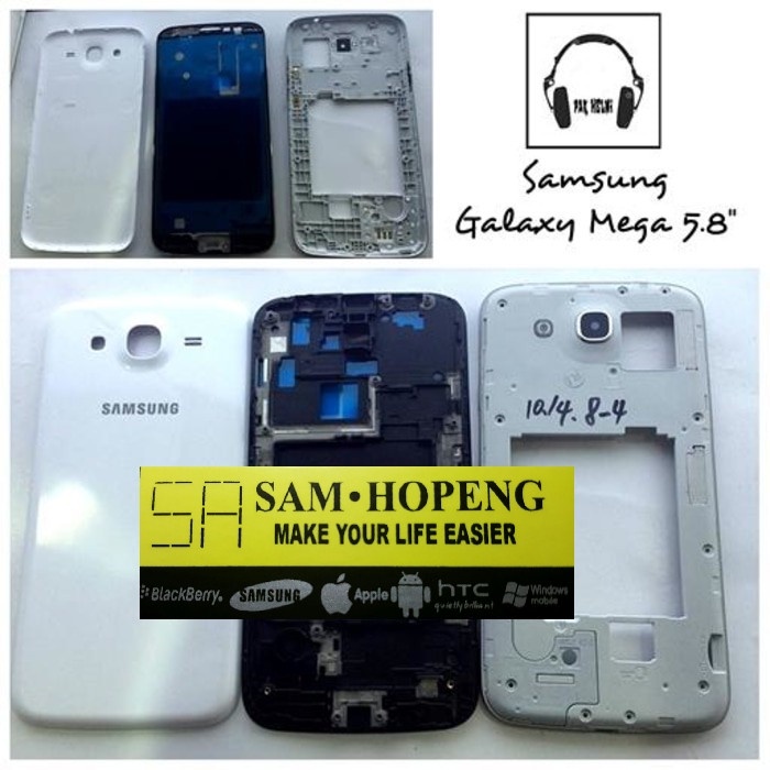 Samsung Mega 5.8" i9152 Housing Casing Fullset Bezel Backdoor Frame