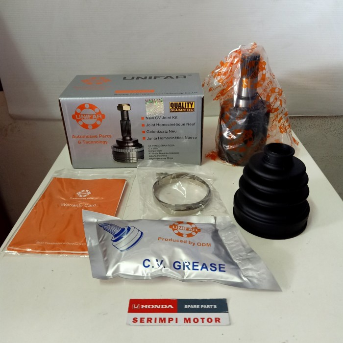 Cv joint as roda dalam BRV matic UNIFAR
