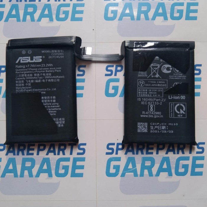 BATERAI ASUS ROG PHONE 5 / ROG 5S - ROG 5S PRO ORIGINAL