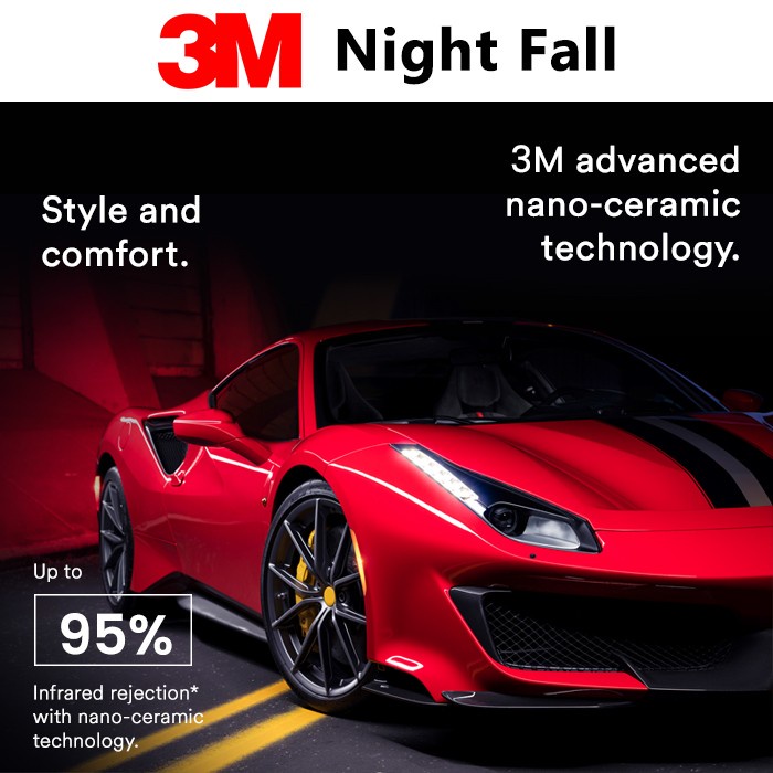 Kaca Film 3M Night Fall / Ceramic IR