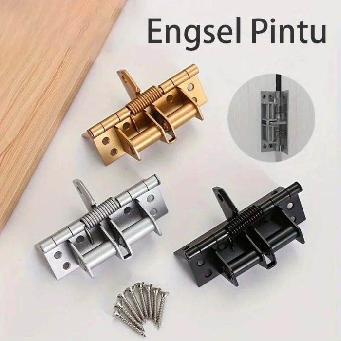 PROMO Engsel Otomatis Pintu Engsel Pintu Kamar Engsel Tutup Pintu Otomatis Ensel Pintu Otomatis