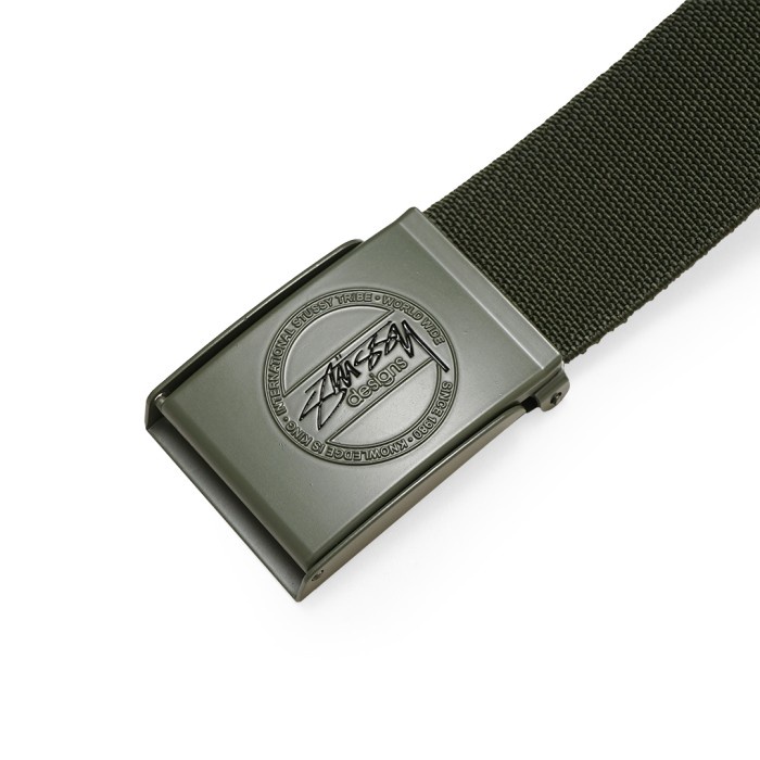 Stussy Design Buckle Webbed Belt