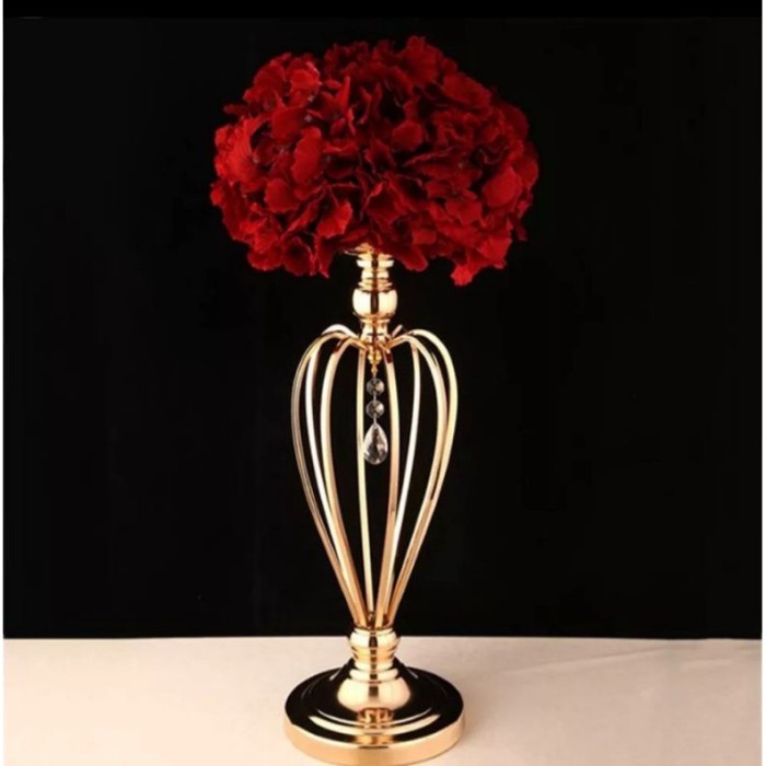 Vas Bunga Fountain Centerpiece Dekorasi Meja Makan Pernikahan