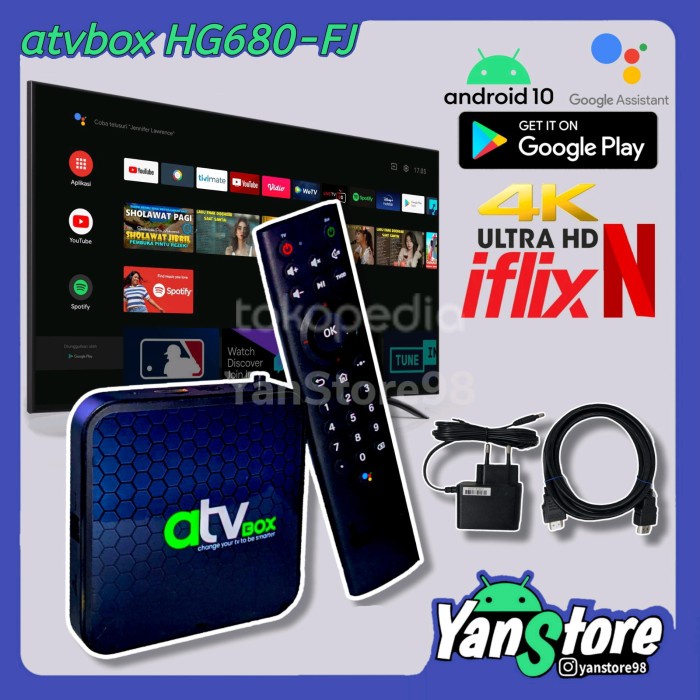 Android TV BOX/STB/Set Top Box MXQ-Pro 4K 2/16Gb BERGARANSI