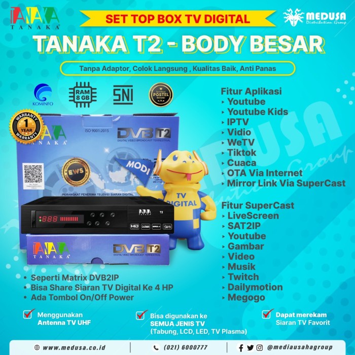 Set Top Box TV Digital GOLDSAT SONIC DVB-T2 STB