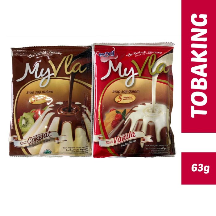 

Ready Stok" Nutrijell My Vla / Fla Instant Vanila Coklat
