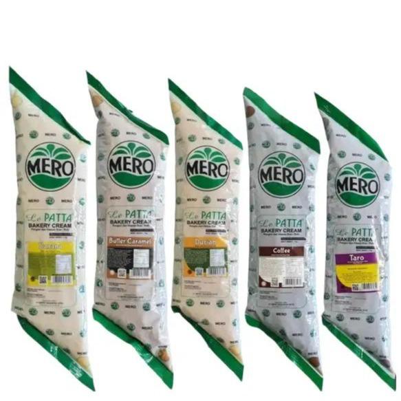 

Ready Stok" Mero Le Patta Bakery Cream Bahan Isian Roti Kue 1Kg - All Variant