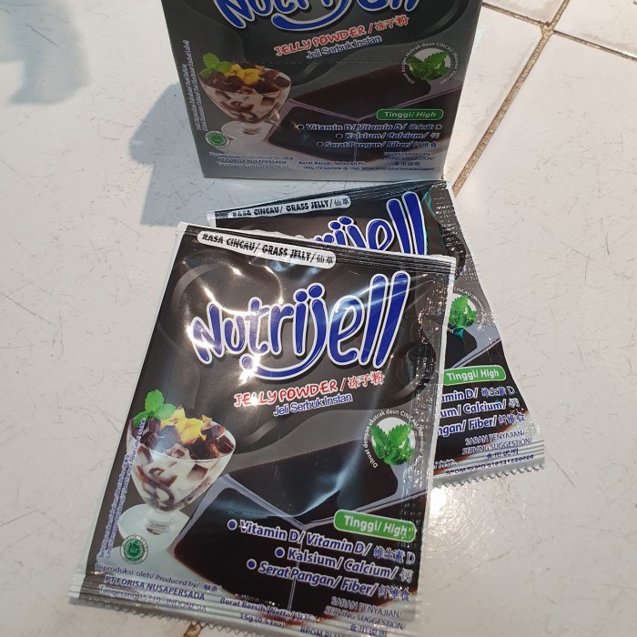 Ready Stok" Nutrijell Cincau Hitam 15Gr