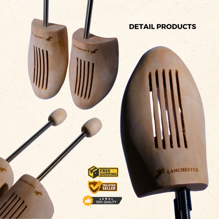 SALE TERBARU LANCHASTER SHOE TREE LOTUS WOOD SADDLE SHOES PENYANGGA SEPATU CATOKAN SEPATU BAHAN KAYU