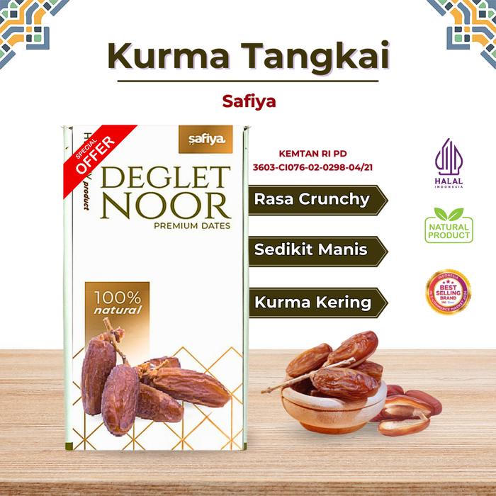 

Kurma Tangkai Tunisia 500 Gram Premium Safiya