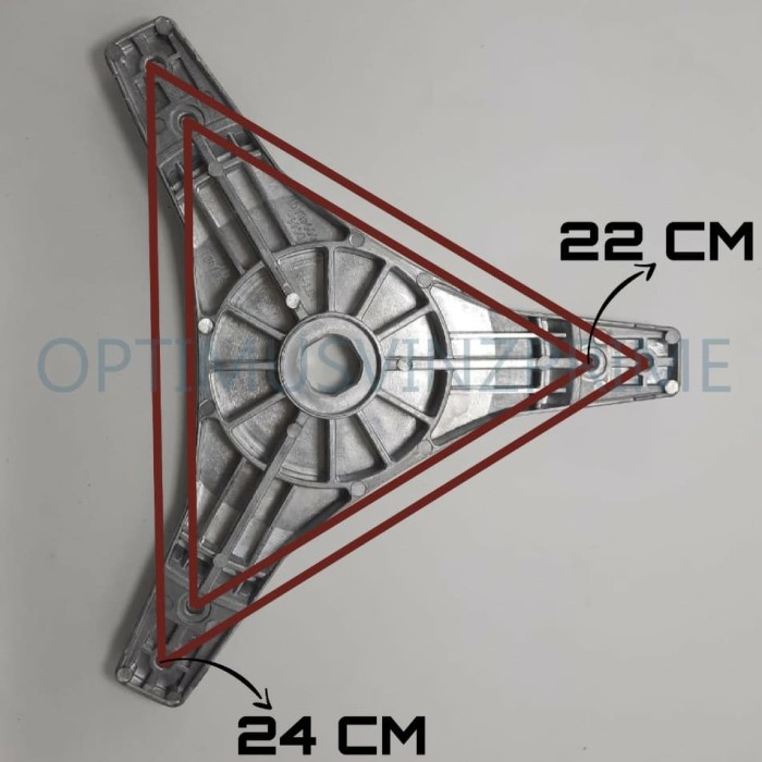 SEGITIGA PLAT BAWAH SPIDER MESIN CUCI SAMSUNG DC66-0046A