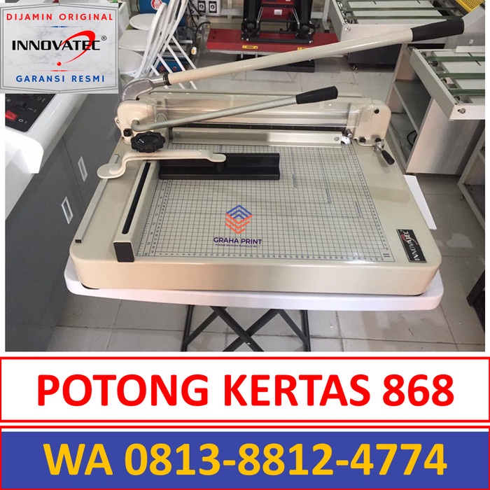 Terlaris Alat Potong Kertas 1 Rim - Mesin Pemotong Kertas 1Rim A3 868 Innovatec