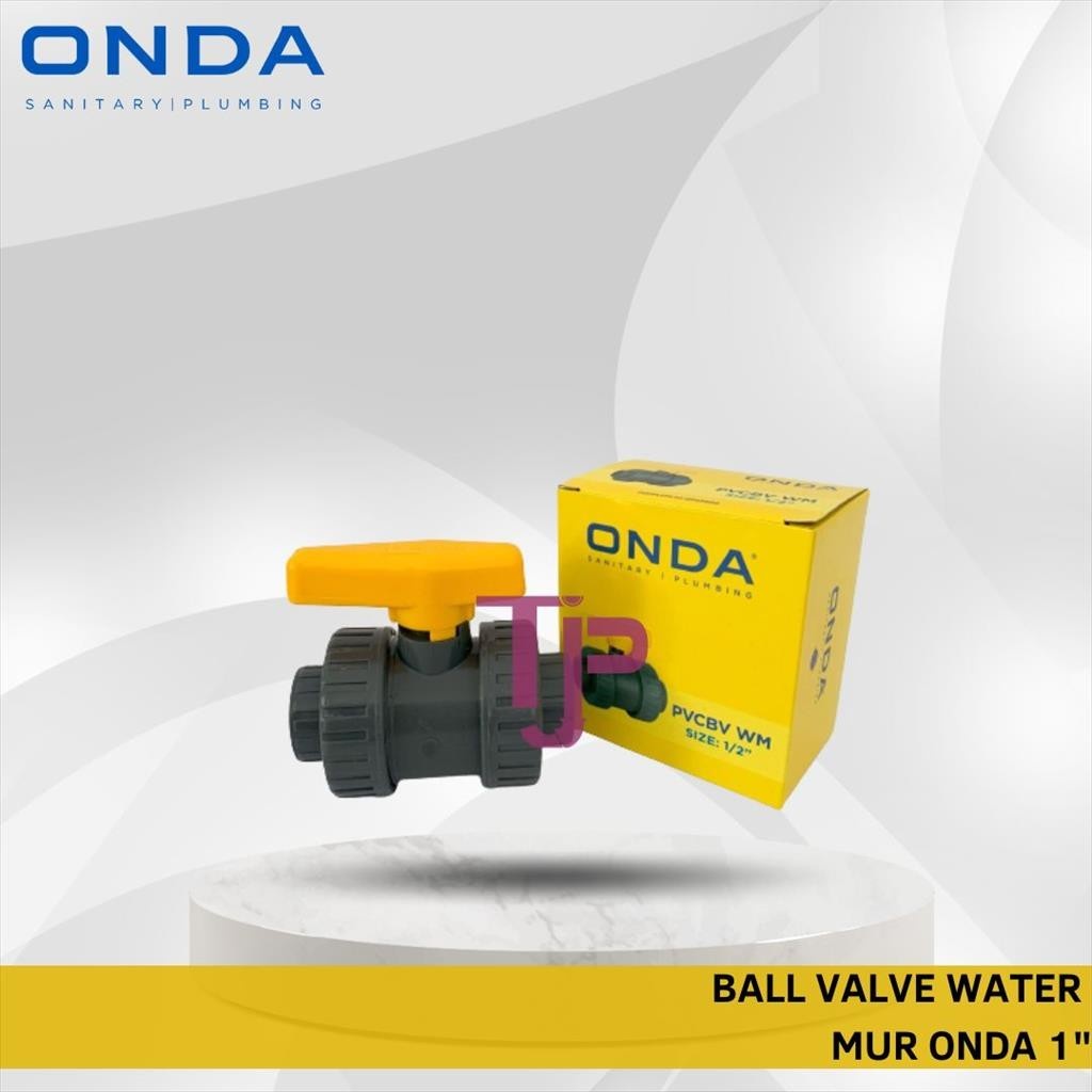 Hjk BALL VALVE WATER MUR ONDA 1"