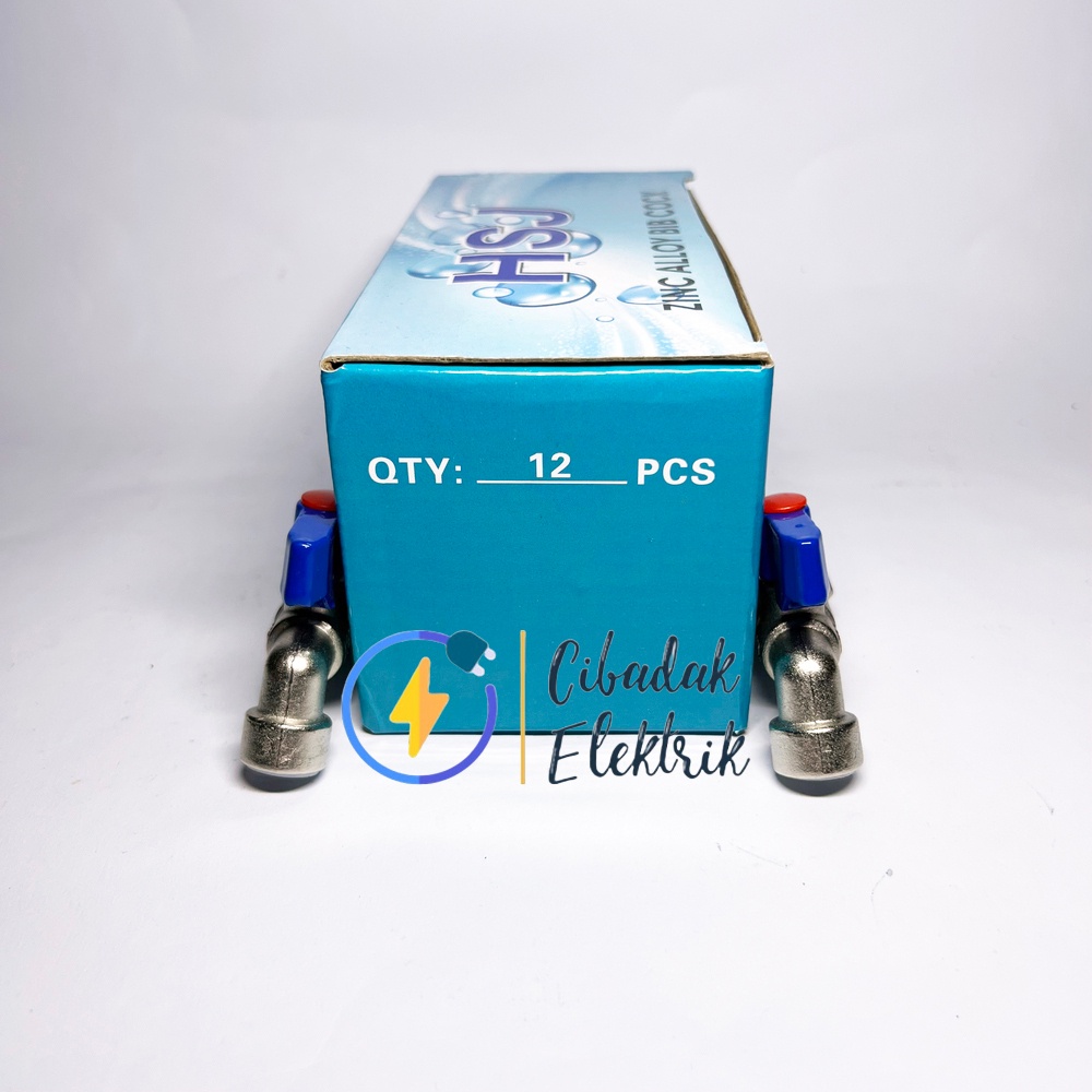 Hjk Kran Tembok Model Onda 1/2" Body Panjang / Kran Air Babet Bukan Besi