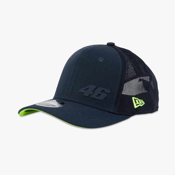 VR46 Valentino VR Rossi Stretch-Snap 9FIFTY CAP Trucker. Topi Unisex
