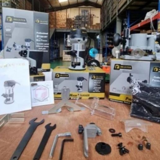 Braxter Mesin Profil Bt 380 Wt Wood Trimmer, Router Bisa Ganti Dudukan