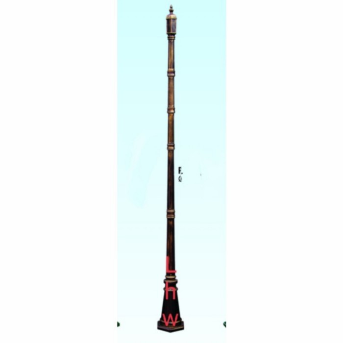 Tiang lampu hias taman 2,7 Meter utk dekorasi lampu hias taman