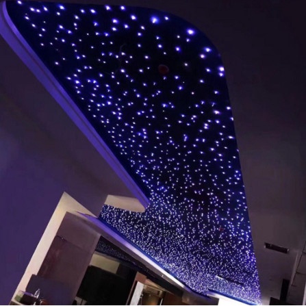 ESPE Kabel Fiber Optic PMMA 50M 0.75 / 1 / 1.5 / 2mm dengan Lampu LED