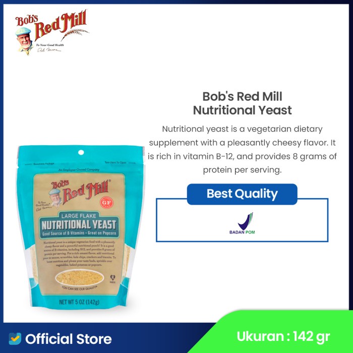 

Bob'S Red Mill Nutritional Yeast 142 Gr