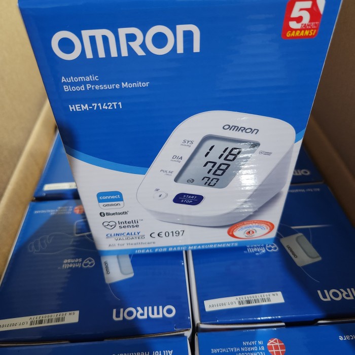 Tensimeter Digital Bluetooth Omron Hem-7142T1 Tensi Darah Hem 7142T