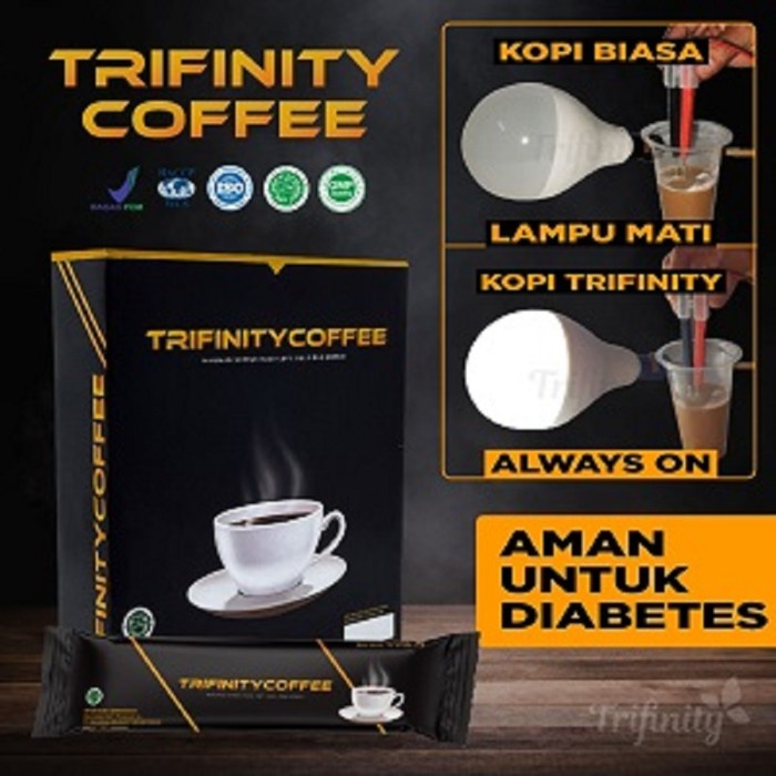

Kopi Trifinity Coffee 1dus isi 10sachet