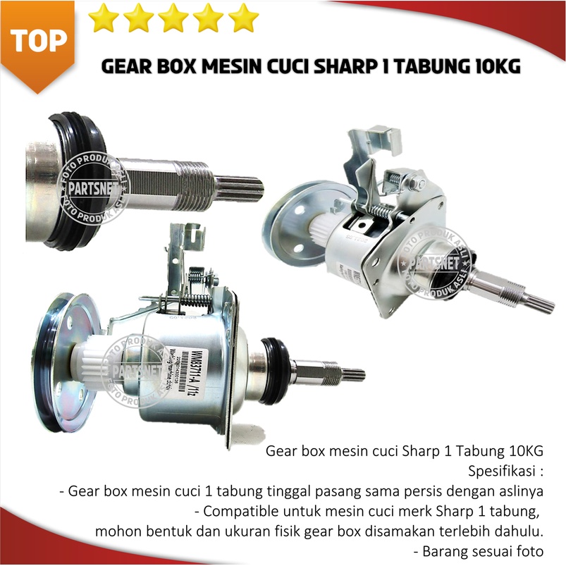 Gear box mesin cuci Sharp 1 Tabung 10KG