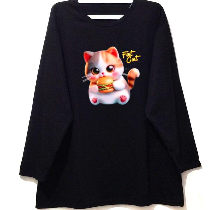 NEW ( COD ) KAOS JUMBO LENGAN PANJANG OVERSIZE JUMBO XXXL LD 130 - XXXXL LD 140/ FC / KAOS JUMBO /