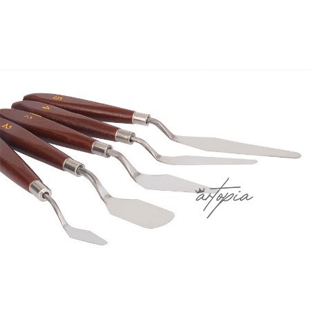 

Painting 5pcs Set Stainless Wood Handle Palet DiskonJual MurahHarga DiskonObral
