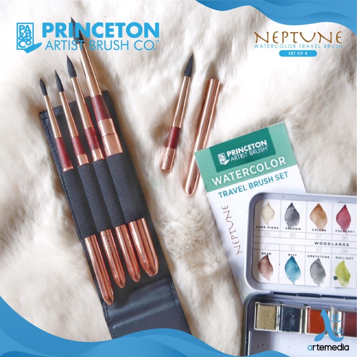 

Princeton Neptune 4750 Travel Set Synthetic Squirrel Brush Kuas Lukis DiskonJual MurahHarga
