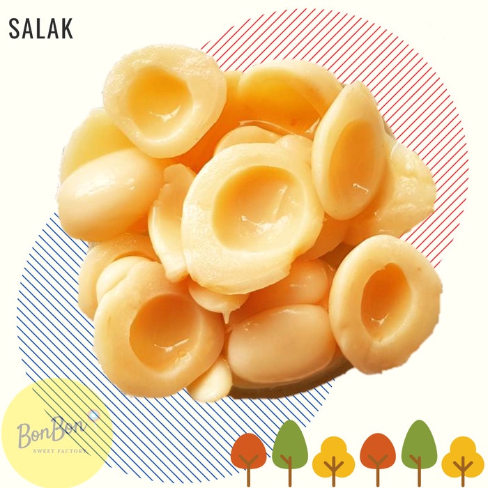 

500 Gram Manisan Salak / Asinan Buah Salak Pedas / Tidak Pedas