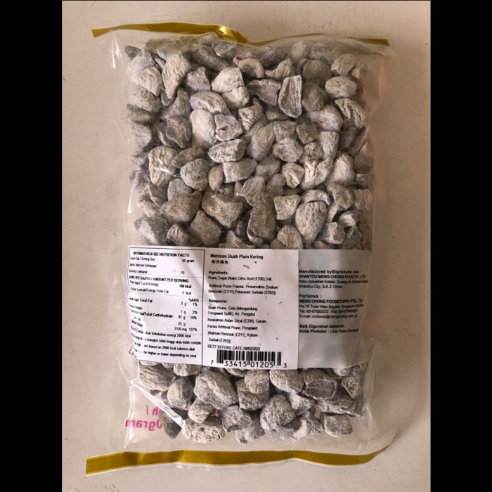 

Golden Eagle Preserved Fruits/ Manisan Buah Plum/ Candy Kiamboy 500Grm