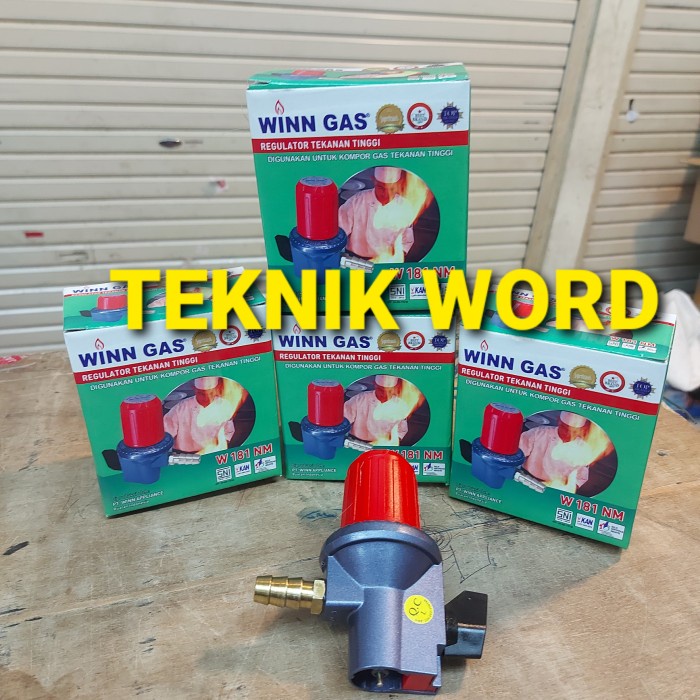 REGULATOR GAS LPG WINN GAS W 181 NM REGULATOR GAS LPG KOMPOR GAS W 181 Kode 1119