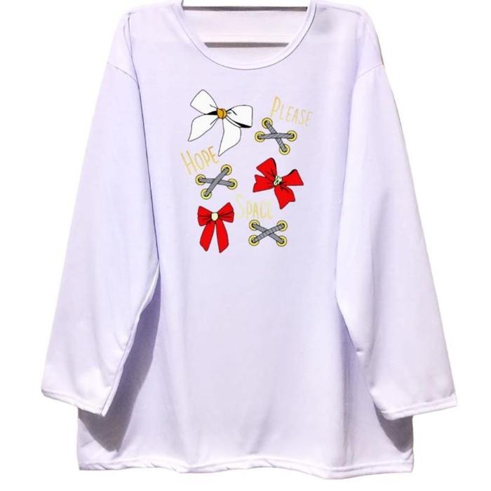 SALE ( COD ) KAOS LENGAN PANJANG JUMBO OVERSIZE XXXL LD 130 - XXXXL LD 140 / PITA / KAOS JUMBO