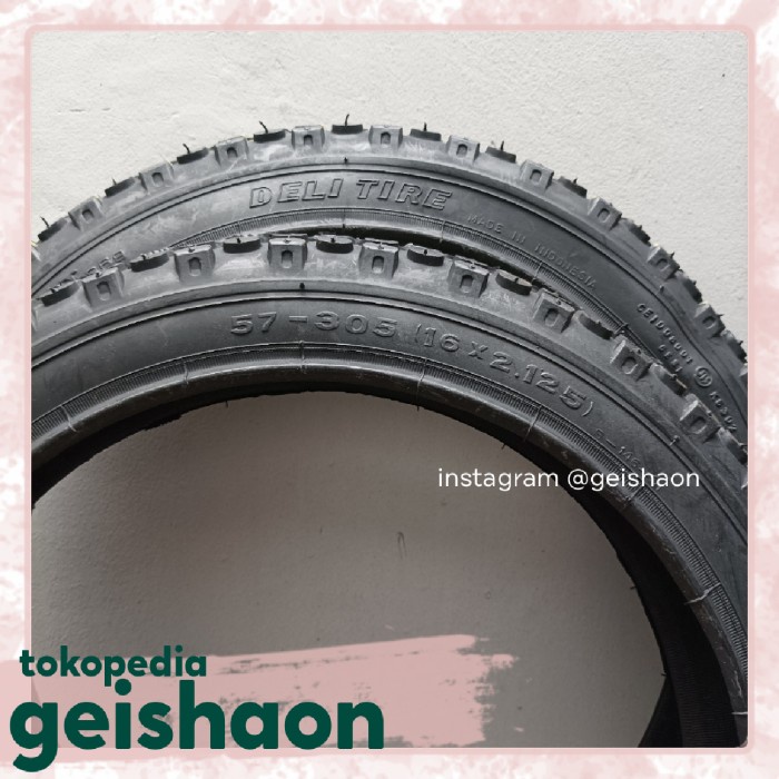 Ban Luar Sepeda Listrik 16x2.125 Ban Selis Swallow 16 x 2.125