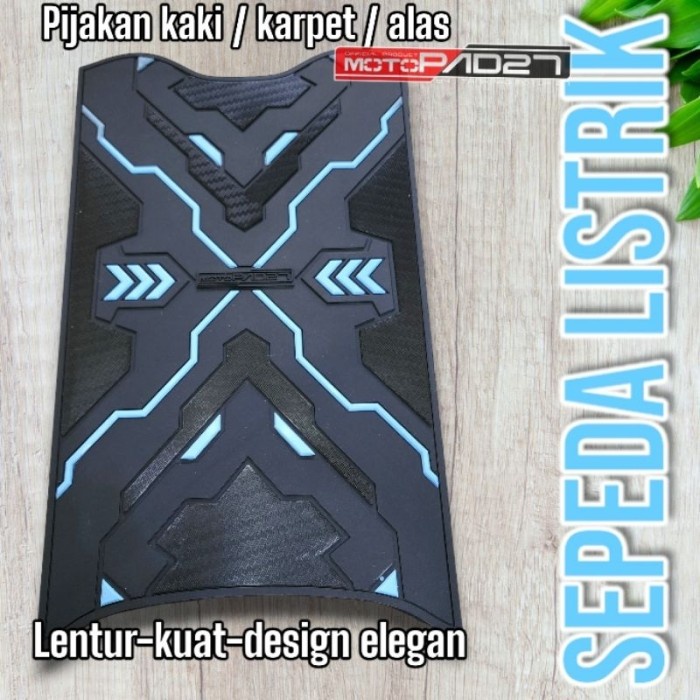 Karpet Pijakan Kaki Sepeda Listrik Motor Listrik Uwinfly/Goda/Exotic