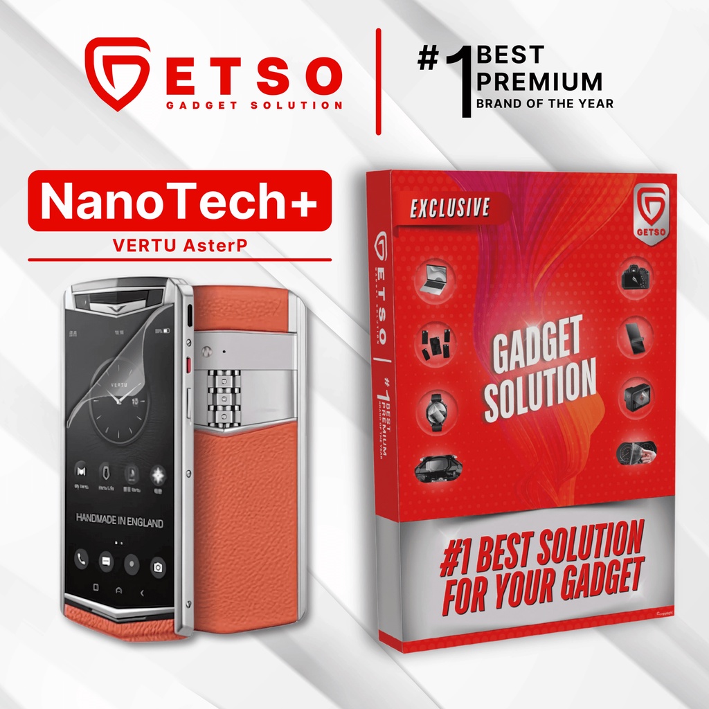 GETSO EPU Hydrogel NanoTech+ [Nano Technology] - Premium Anti-Scratch Protector for VERTU Aster P / 