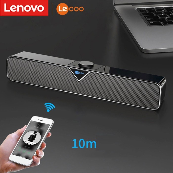 Lenovo Soundbar Active Speaker Dynamic Sound 6W Versi Bluetooth