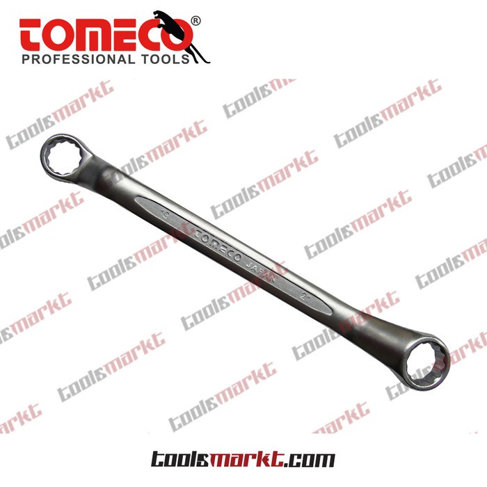 Tomeco Kunci Ring Cr-V Satin Double Ring Offset Wrench Spanner