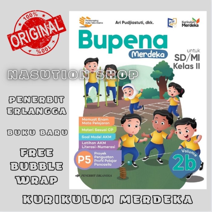 

SALE !!! PAKET BUKU BUPENA KELAS 2 SD/MI 2A 2B 2C 2D ERLANGGA KURIKULUM MERDEKA READYY