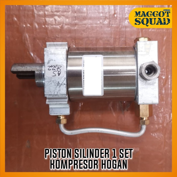 terbaru  piston silinder 1 set kompresor hogan original ready