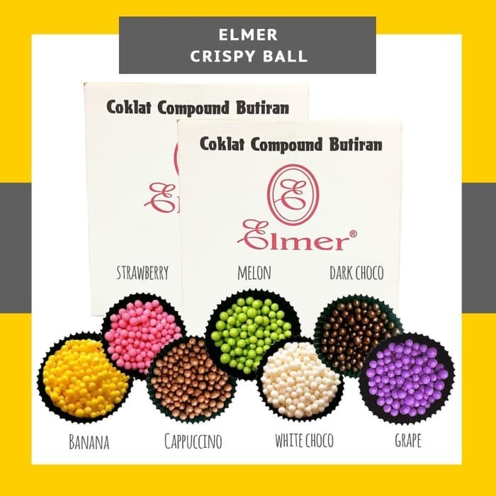 

Ready Stok" Crispy Ball Elmer 100Gr - Topping Donat (Free Packaging Cup)