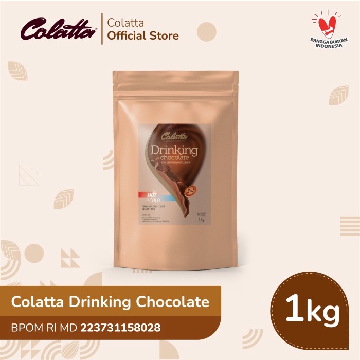 

Ready Stok" Colatta Drinking Chocolate - Minuman Coklat Bubuk 1Kg