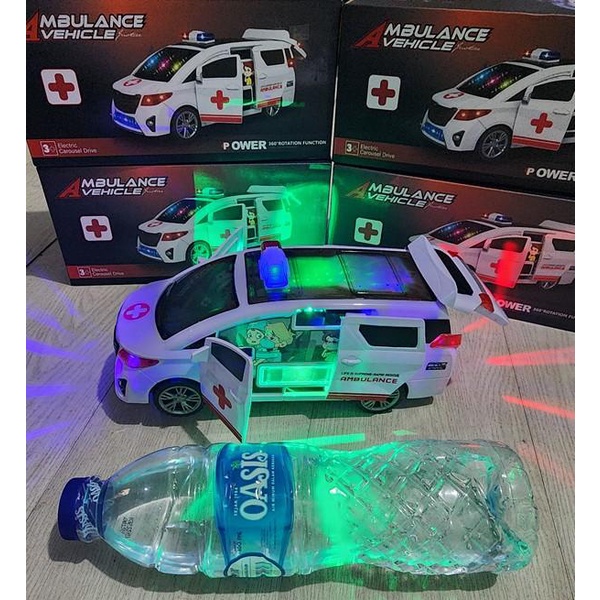ready stok mainan mobil ambulance hospital jumbo original