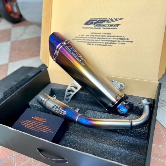 Promo Knalpot Gp Racing Titanium Xmax Gp Racing Original
