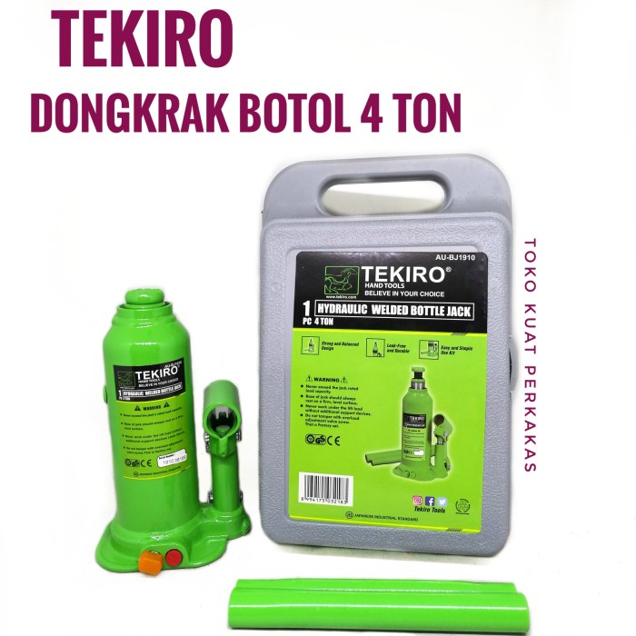 Dongkrak botol 4Ton TEKIRO Dongkrak mobil