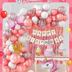 Set Balon Ulang Tahun Anak-Anak Selamat Ulang Tahun Dekorasi Pesta Perlengkapan Pesta Desain Tata