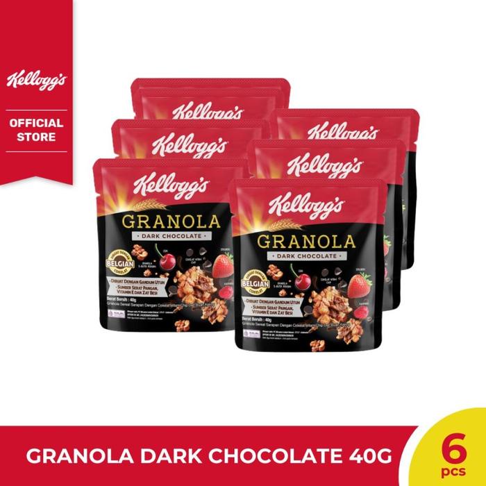 

[BUNDLE 6] Kelloggs Granola Dark Chocolate Pouch 40g