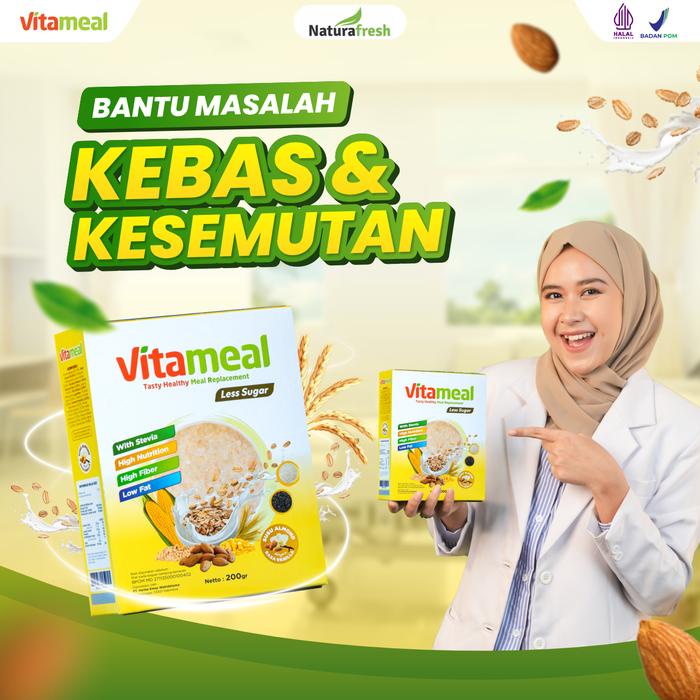 

VITAMEAL LESS SUGAR - Sereal Multigrain Bantu Masalah Kolesterol