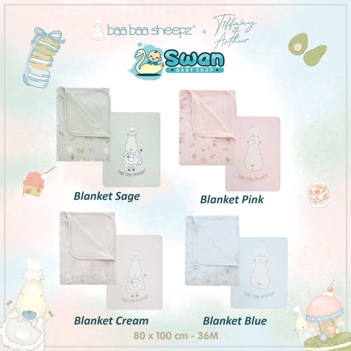 Baabaasheepz Blanket / Selimut Baba / Selimut Bayi